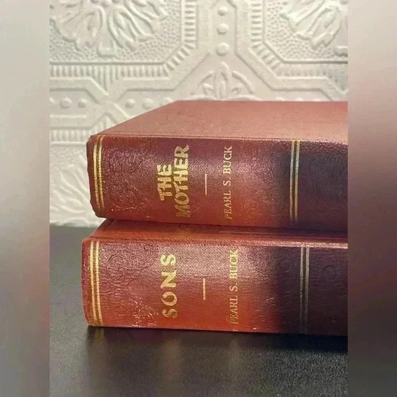Pearl  S. Buck Lot Of 2 Collier 1930s Vintage Hardcover Sons & The Mother Books - Picture 11 of 11